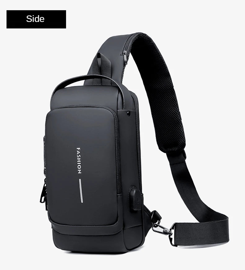 Mochila com Senha - USB - Slim Bag