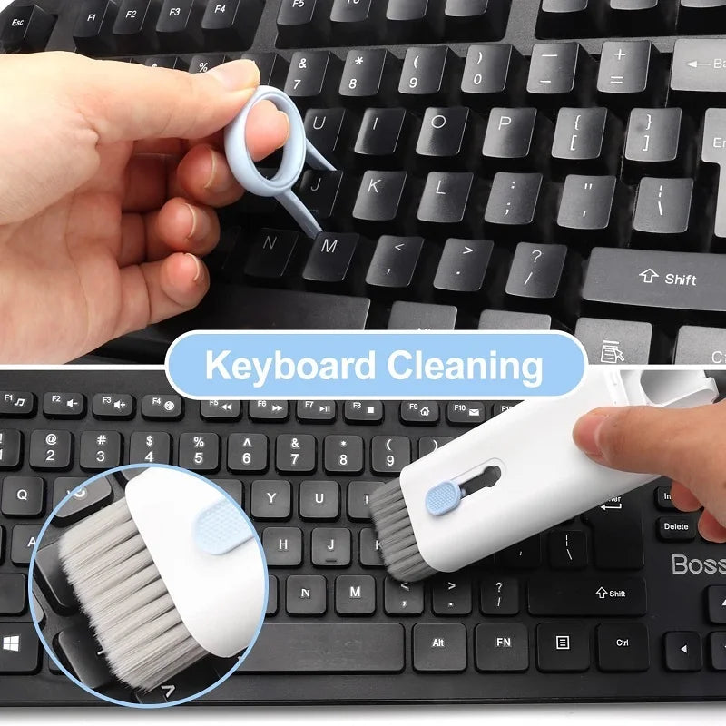 Escova de Limpeza para Teclado e Celular CleanPro 7 em 1