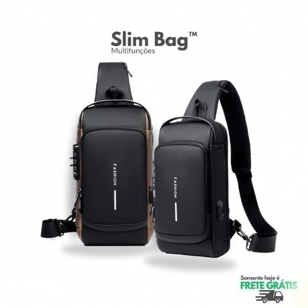 Mochila com Senha - USB - Slim Bag